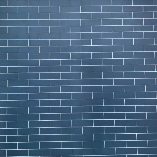 Eastbrook PVC Satinpanel 1000 x 2400mm MetroTile Cutline Satin Blue | 20.0028 - Envy Bathrooms Ltd