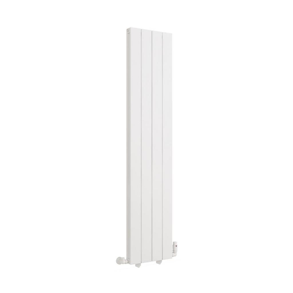 Queens Radiator Eastbrook Queenswood 1800 x 388mm Aluminium Radiator Matt White | 81.0