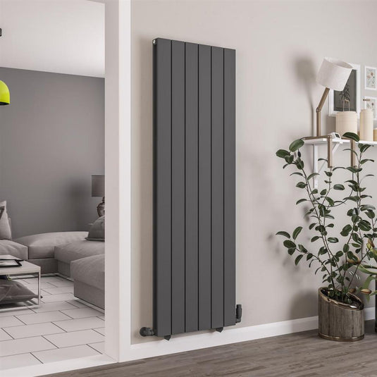 Eastbrook Queenswood 1800 x 582mm Aluminium Radiator Matt Anthracite | 81.0276