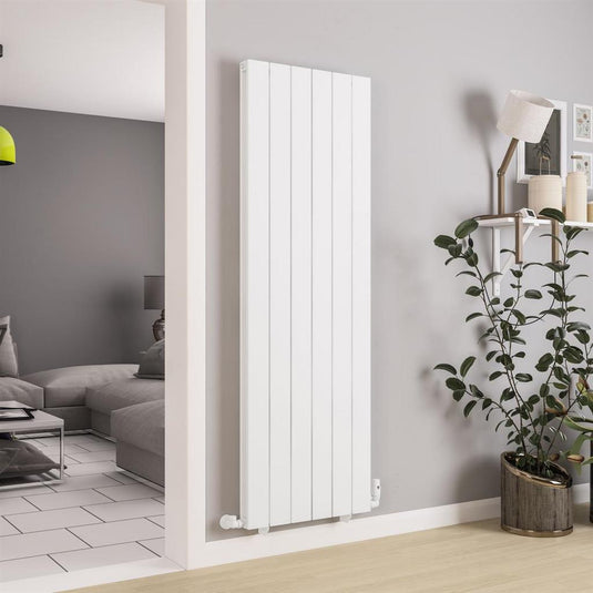Eastbrook Queenswood 1800 x 582mm Aluminium Radiator Matt White | 81.0264