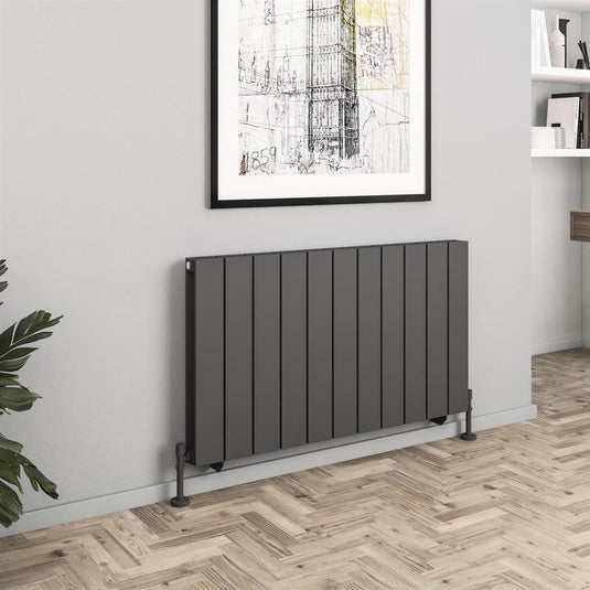 Eastbrook Queenswood 600 x 1067mm Aluminium Radiator Matt Anthracite | 81.0281