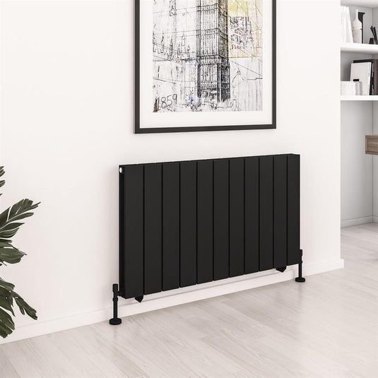 Eastbrook Queenswood 600 x 1067mm Aluminium Radiator Matt Black | 81.0293