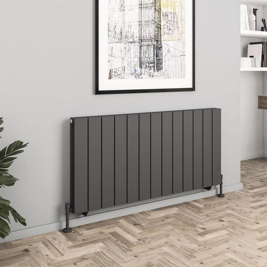 Eastbrook Queenswood 600 x 1261mm Aluminium Radiator Matt Anthracite | 81.0282
