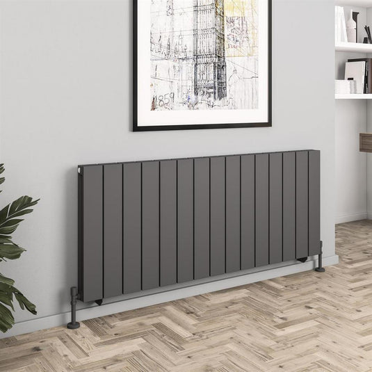 Eastbrook Queenswood 600 x 1455mm Aluminium Radiator Matt Anthracite | 81.0283