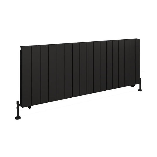 Eastbrook Queenswood 600 x 1649mm Aluminium Radiator Matt Black | 81.0296