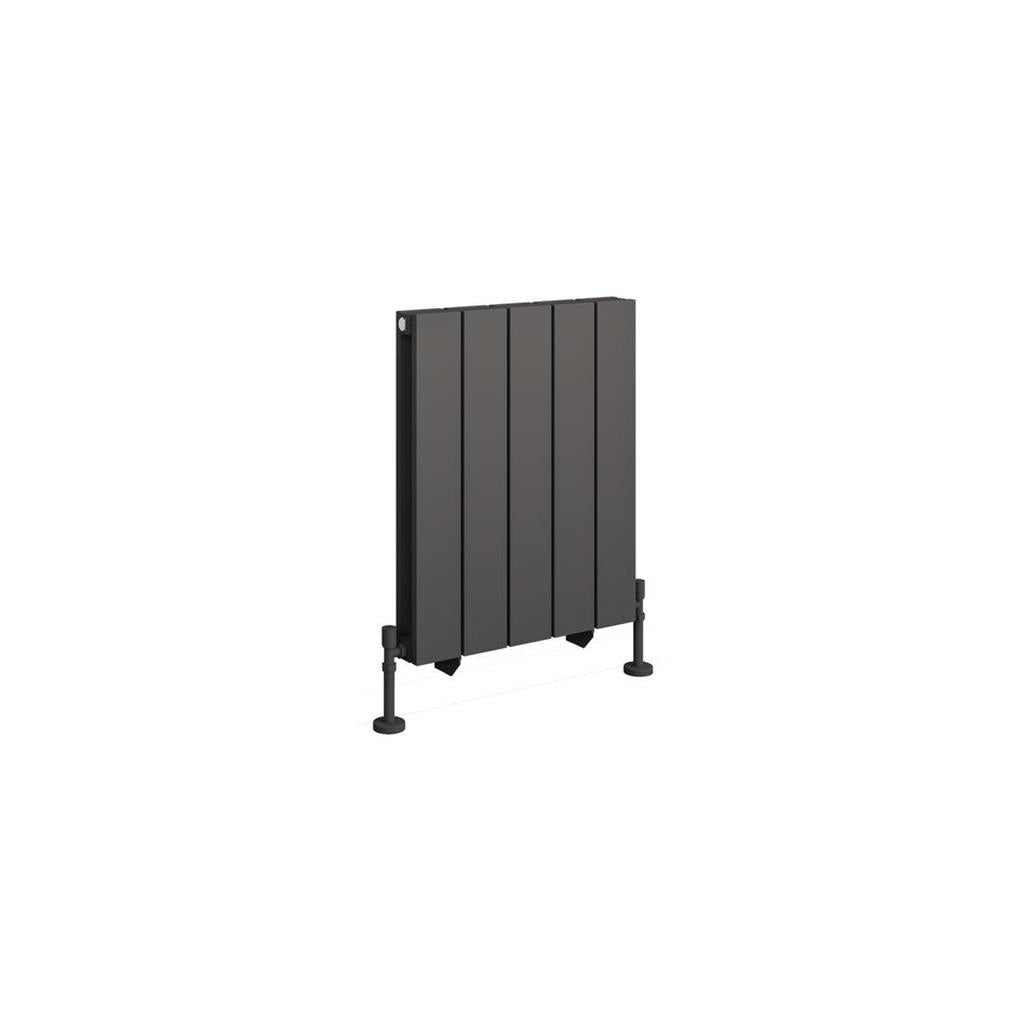Queens Radiator Eastbrook Queenswood 600 x 485mm Aluminium Radiator Matt Anthracite