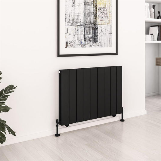Eastbrook Queenswood 600 x 873mm Aluminium Radiator Matt Black | 81.0292