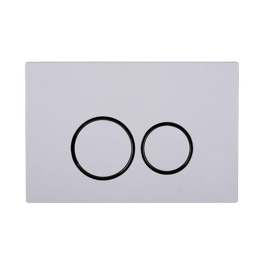 Eastbrook R Series Rod Operated Push Plate / Flush Plate - Chrome/Black Ring | 73.0008