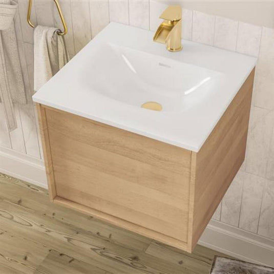 Eastbrook Ravensbourne 50cm Wall Hung Drawer Unit Natural Oak | 72.0004