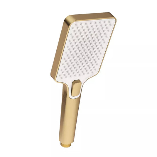 Eastbrook Rectangular 3 Function Shower Handset Brushed Brass | 60.2032 - Envy Bathrooms Ltd