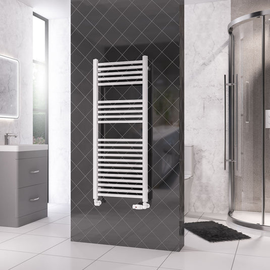 Eastbrook Rion Towel Multirail 1200x500mm Gloss White | 89.1673
