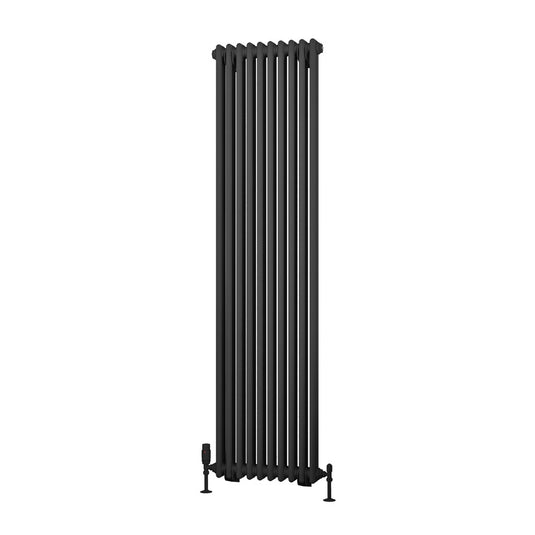Eastbrook Rivassa 2 1800 x 473mm Column Radiator Matt Anthracite | 81.0020