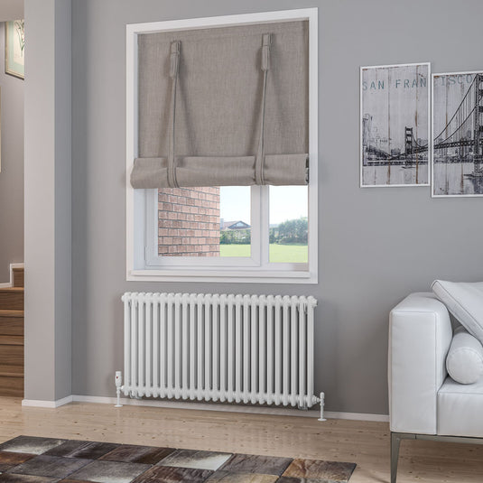 Eastbrook Rivassa 2 600 x 1148mm Column Radiator Gloss White | 81.0009