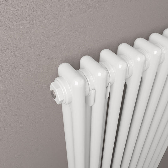 Eastbrook Rivassa 2 600 x 473mm Column Radiator Gloss White | 81.0039