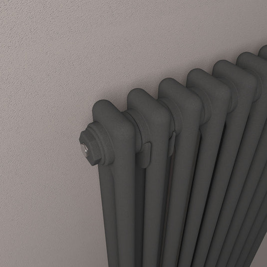 Eastbrook Rivassa 2 600 x 473mm Column Radiator Matt Anthracite | 81.0047