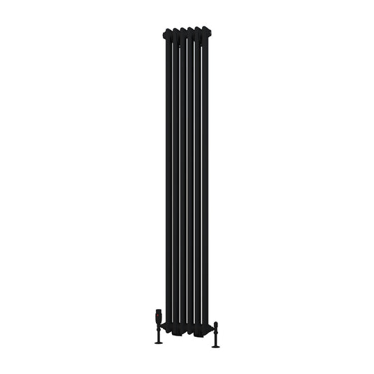 Eastbrook Rivassa 2 Column Radiator 1800 x 293mm Matt Black | 81.0219