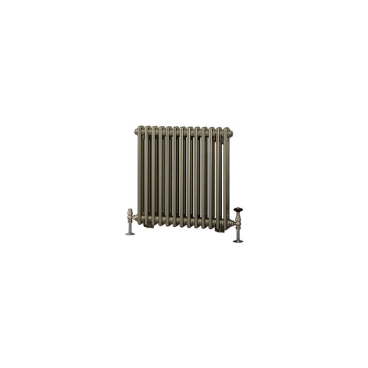 Eastbrook Rivassa 2 Column Radiator 600 x 608mm Bronze Effect | 81.0108