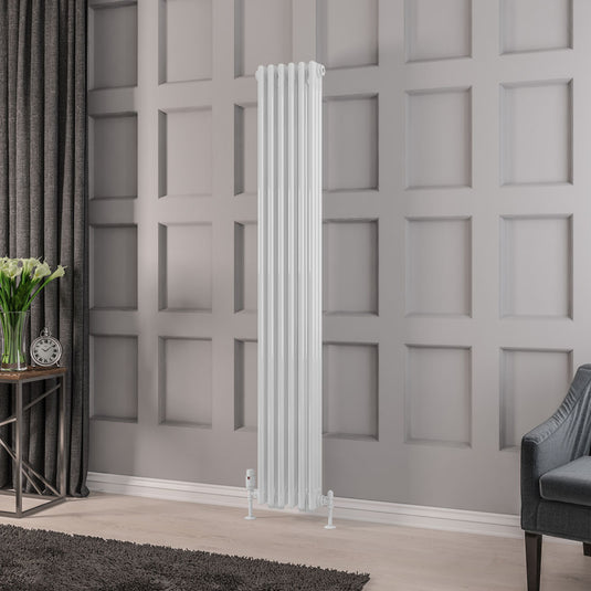 Eastbrook Rivassa 3 1800 x 293mm Column Radiator Gloss White | 81.0010