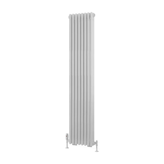 Eastbrook Rivassa 3 1800 x 383mm Column Radiator Gloss White | 81.0011