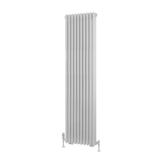 Eastbrook Rivassa 3 1800 x 473mm Column Radiator Gloss White | 81.0012