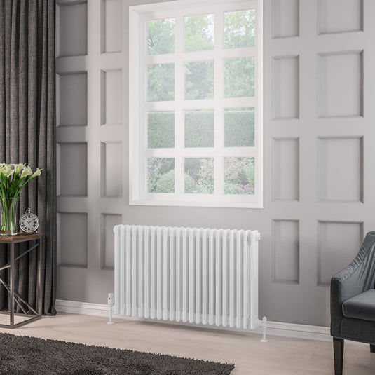 Eastbrook Rivassa 3 Column Radiator 600 x 1010mm - Gloss White | 81.0079
