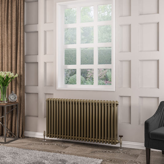 Eastbrook Rivassa 3 Column Radiator 600 x 1148mm Bronze Effect | 81.0118