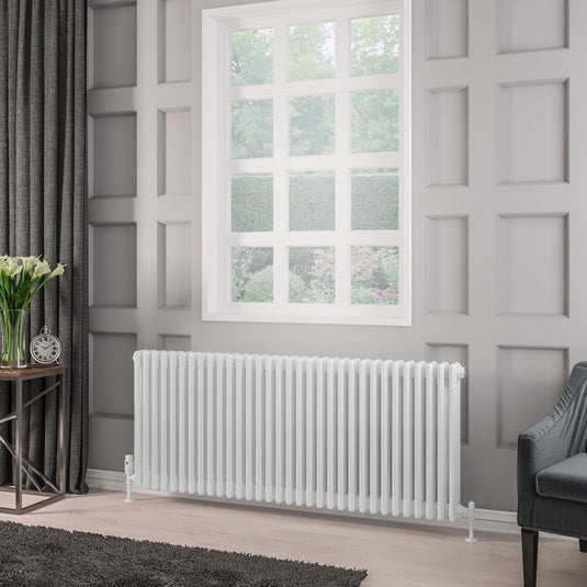 Eastbrook Rivassa 3 Column Radiator 600 x 1460mm - Gloss White | 81.0080