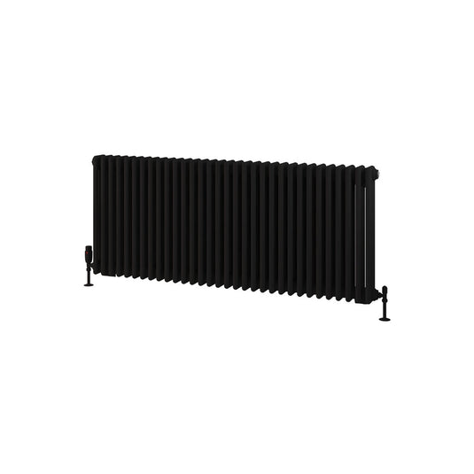 Eastbrook Rivassa 3 Column Radiator 600 x 1460mm – Matt Black | 81.0233