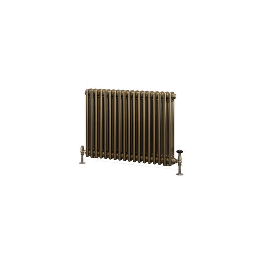 Eastbrook Rivassa 3 Column Radiator 600 x 833mm Bronze Effect | 81.0116