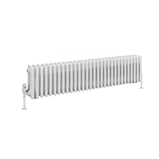 Eastbrook Rivassa 4 Column Radiator 300 x 1373mm Gloss White | 81.0069