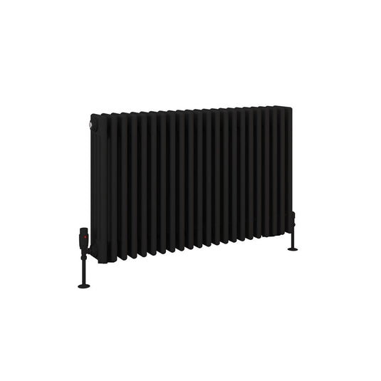 Eastbrook Rivassa 4 Column Radiator 600 x 1010mm – Matt Black | 81.0244