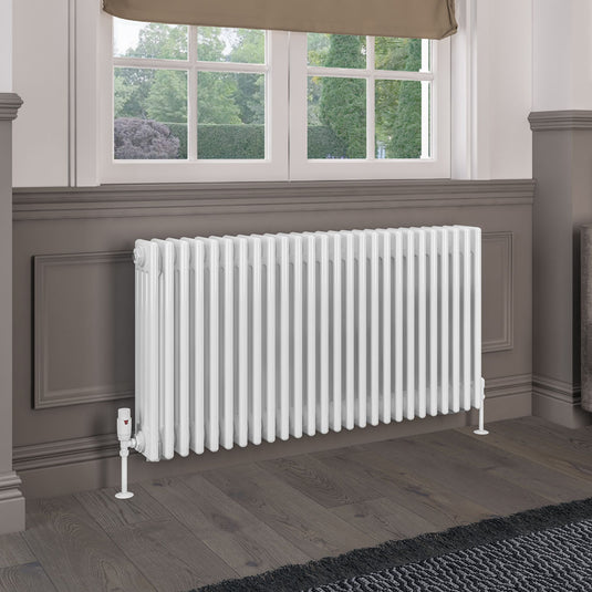 Eastbrook Rivassa 4 Column Radiator 600 x 1190mm - Gloss White | 81.0075