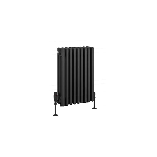 Eastbrook Rivassa 4 Column Radiator 600 x 425mm - Matt Anthracite | 81.0084