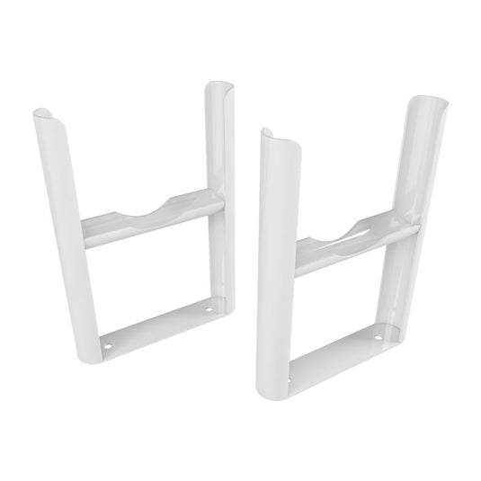 Eastbrook Rivassa 4 Column Radiator Feet (Pair) - Gloss White | 81.0076