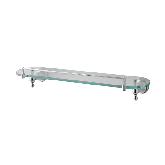 Eastbrook Rockingham 500mm Glass Shelf with Barrier Chrome | 52.049