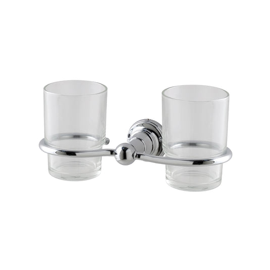 Eastbrook Rockingham Double Tumbler Holder Chrome | 52.042