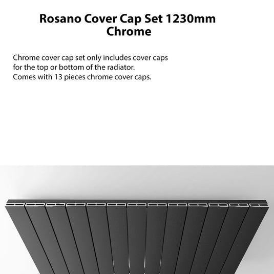 Eastbrook Rosano 1230mm Cover Cap Set Chrome | 86.0117