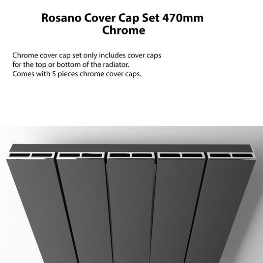 Eastbrook Rosano 470mm Cover Cap Set Chrome | 86.0113
