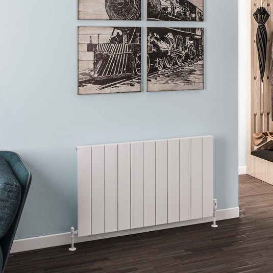 Eastbrook Rosano 600 x 1040mm Aluminium Radiator Matt White | 86.0019
