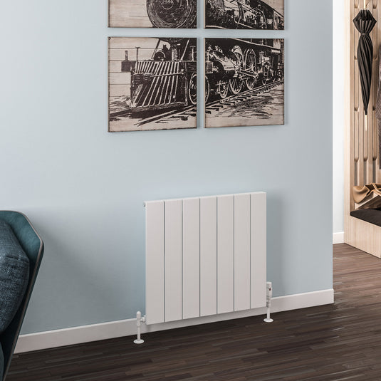 Eastbrook Rosano 600 x 660mm Aluminium Radiator Matt White | 86.0013