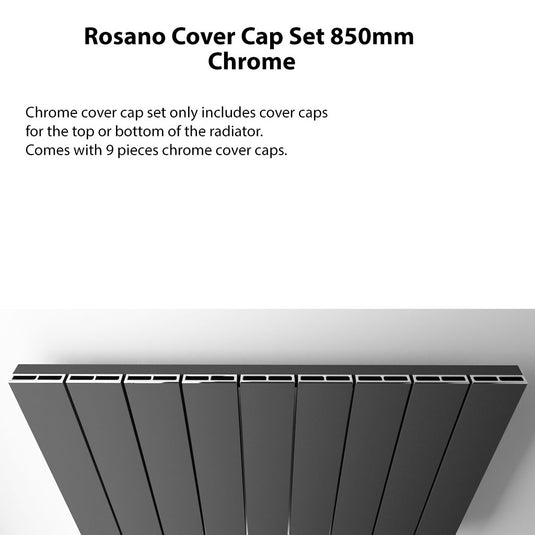 Eastbrook Rosano 850mm Cover Cap Set Chrome | 86.0115