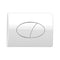 Eastbrook Round Pneumatic Push Plate Flush Plate White | 90.0008