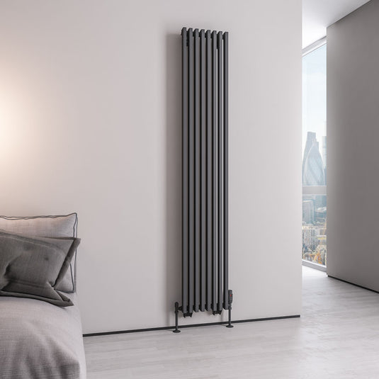 Eastbrook Rowsham 1800 x 300mm Radiator Matt Anthracite | 89.0109
