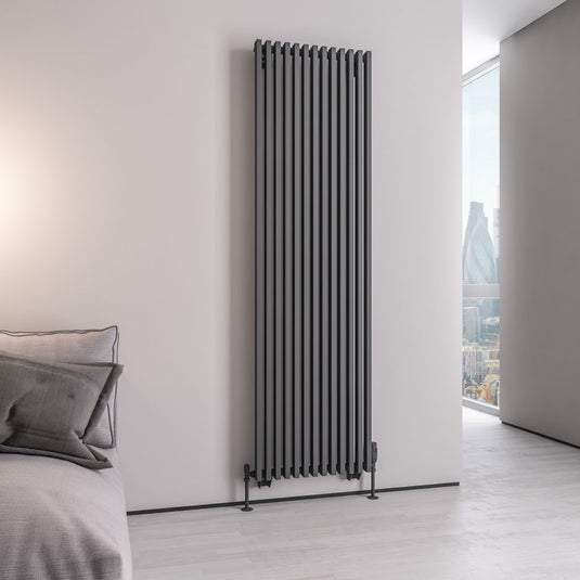 Eastbrook Rowsham 1800 x 500mm Radiator Matt Anthracite | 89.0111