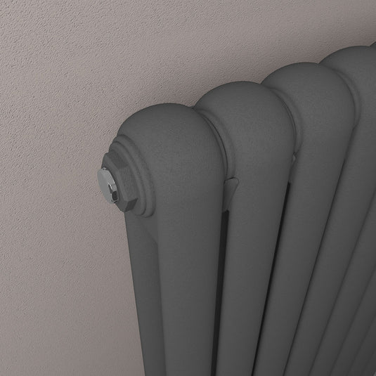 Eastbrook Rubano 600 x 1103mm Radiator Matt Anthracite | 81.0063