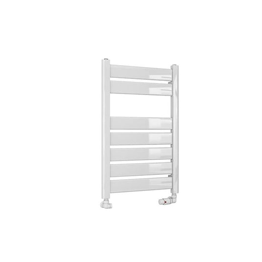 Eastbrook Santero 800 x 500mm Towel Rail Gloss White | 89.1304