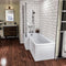 Eastbrook Shannon Reinforced L‑Shape Front Bath Panel 1500mm Beauforte White | 42.6045