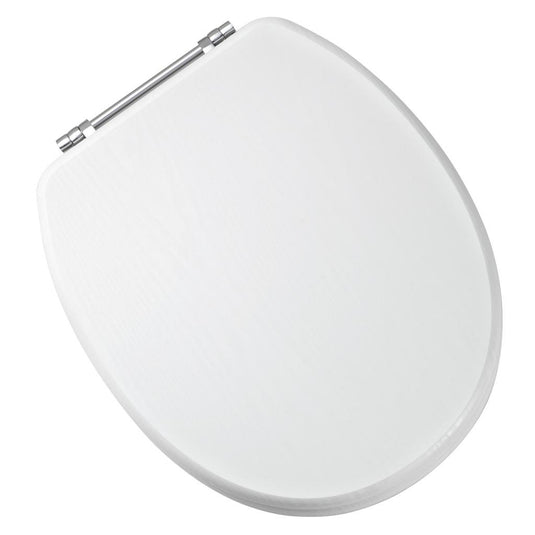 Eastbrook Sherwood Toilet Seat with Hinges White Ash | 34.1095