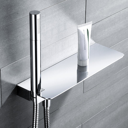 Eastbrook Shower Shelf with Shower Handset, Hose & Outlet Elbow Chrome | 78.0023