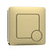 Eastbrook Square Flush Button Brushed Brass | 14.704